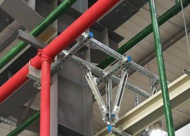 永昌该抗震支架的整体式支吊架结构协调性好